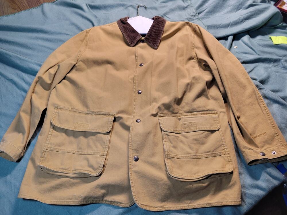 Woolrich Vintage XLarge Barn Coat Blanket Wool Lined Jacket Removable Liner